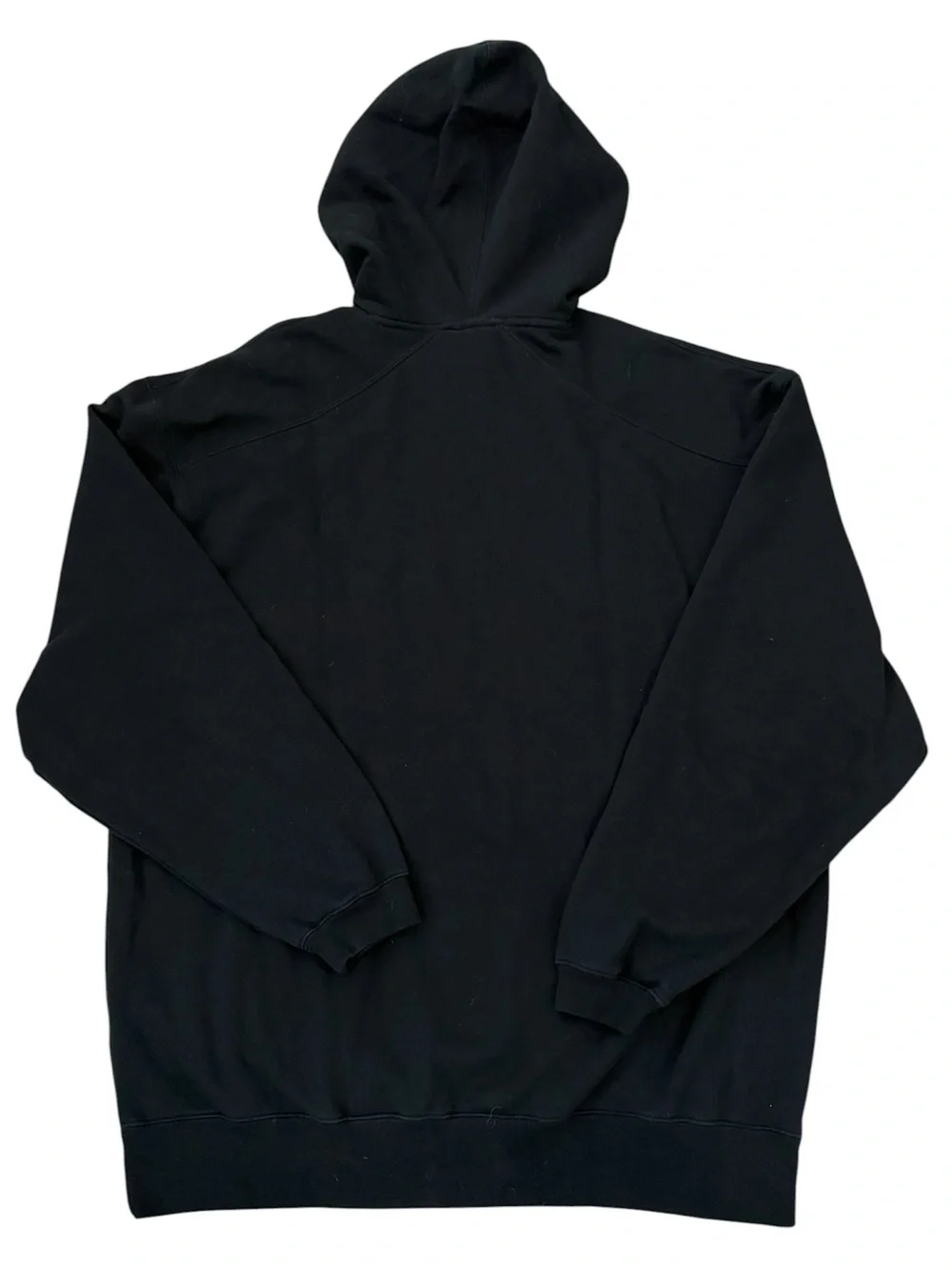 Vintage Y2K Adidas Center Spellout Logo Hoodie Black Yellow Size XL Heavyweight